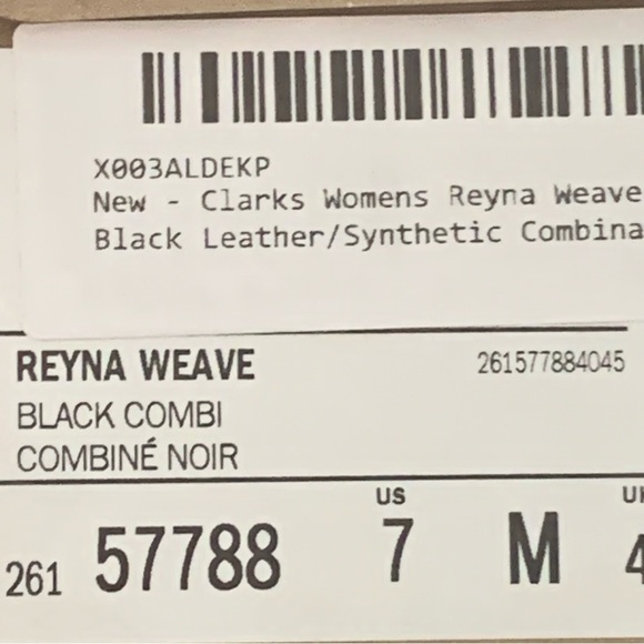 CLARKS
Women's Clarks, Reyna Weave Sandal Size 7 - Picture 6 of 6